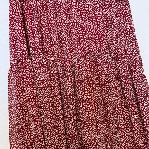 Red Floral Dress - Picture 4 of 5